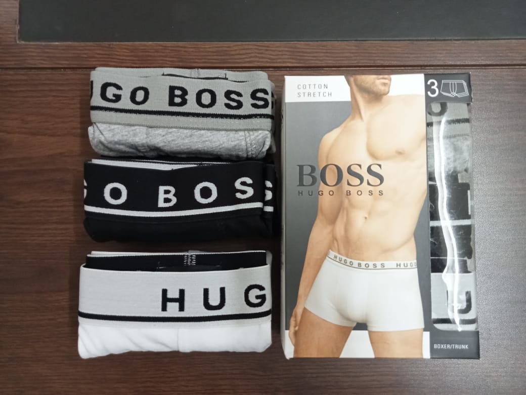 HUGO BOSS Boxer Shorts, 3 Pcs Trunks